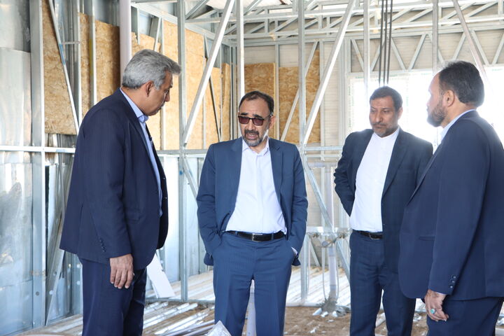 بازدید استاندار خراسان رضوی از پروژههای نهضت ملی مسکن اداره کل راه و شهرسازی خراسان رضوی