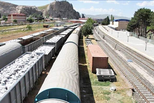 Afghanistan-Turkey cargo train transited through Iran راه آهن افغانستان