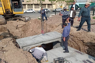 ساخت زیرگذر عابر پیاده بلاک کرج-کردان برای عبور ایمن شهروندان
