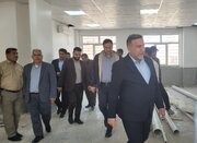 بازدید معاون وزیر و رئیس سازمان راهداری و حمل و نقل جاده ای از پایانه مرزی شلمچه