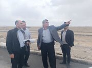 ببینید| بازدید نمایندگان سازمان ملی زمین و مسکن از پروژه ها و طرح های آماده سازی سایت های طرح نهضت ملی مسکن در شمال سیستان و بلوچستان