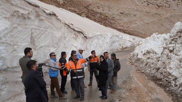 بازگشایی مرتفع‌ترین جاده برف‌گیر ایران در شهرستان دنا