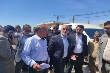 ببینید| بازدید میدانی استاندار خوزستان و مدیرکل راه و شهرسازی از جاده آوج به صفی آباد دزفول