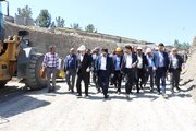 ببینید| بازدید مدیر کل راه و شهرسازی خراسان رضوی در معیت استاندار خراسان رضوی از مسیر مترو مشهد-گلبهار-چناران