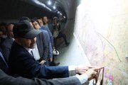 ببینید| بازدید مدیر کل راه و شهرسازی خراسان رضوی در معیت استاندار خراسان رضوی از مسیر مترو مشهد-گلبهار-چناران