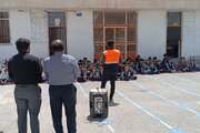 ببينيد | آموزش دانش‌آموزان مدارس حاشيه راه‌هاي  استان اصفهان