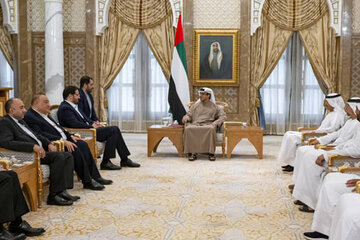 دیدار مهرداد بذرپاش با نایب‌رئیس دولت امارات
