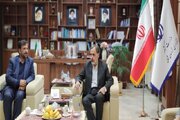 دیدار دکتر محمدعلی زهره ای، قائم مقام وزیر و معاون توسعه مدیریت و منابع انسانی وزارت راه و شهرسازی با دکتر محمدرضا حسین نژاد، استاندار خراسان شمالی