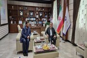 دیدار دکتر محمدعلی زهره ای، قائم مقام وزیر و معاون توسعه مدیریت و منابع انسانی وزارت راه و شهرسازی با دکتر محمدرضا حسین نژاد، استاندار خراسان شمالی
