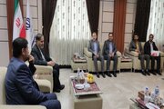 دیدار دکتر محمدعلی زهره ای، قائم مقام وزیر و معاون توسعه مدیریت و منابع انسانی وزارت راه و شهرسازی با دکتر محمدرضا حسین نژاد، استاندار خراسان شمالی
