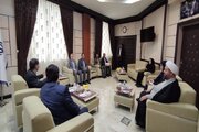 دیدار دکتر محمدعلی زهره ای، قائم مقام وزیر و معاون توسعه مدیریت و منابع انسانی وزارت راه و شهرسازی با دکتر محمدرضا حسین نژاد، استاندار خراسان شمالی