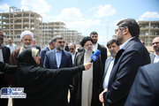 ببینید| بازدید از سایت 560 هکتاری پردیسان استان قم با حضور رئیس جمهور