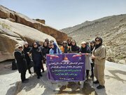 ببینید | همایش کوهنوردی کارکنان اداره کل راهداری و حمل ونقل جاده ای سیستان و بلوچستان به منطقه لوچو شهرستان زاهدان به مناسبت ولادت حضرت فاطمه زهرا(س)  و روز دختر