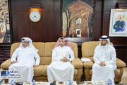 ببینید| دیدار وزیر راه و شهرسازی با محمد فالح الهاجری رئیس سازمان هواپیمایی کشوری قطر