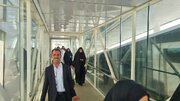 ببینید | اعزام زائران حج تمتع از فرودگاه اهواز به فرودگاه مدینه منوره