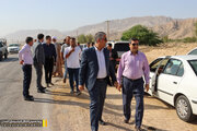 سفر یک روزه مدیرکل راه و شهرسازی لارستان به شهرستان لامرد و مهر