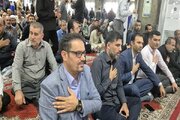ببینید| حضور کارکنان و مدیران اداره کل راه و شهرسازی خوزستان در مراسم بزرگداشت شهید «آیت الله رییسی»