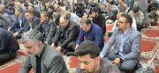 ببینید| حضور کارکنان و مدیران اداره کل راه و شهرسازی خوزستان در مراسم بزرگداشت شهید «آیت الله رییسی»