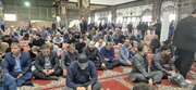 ببینید| حضور کارکنان و مدیران اداره کل راه و شهرسازی خوزستان در مراسم بزرگداشت شهید «آیت الله رییسی»
