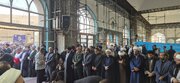 ببینید| حضور کارکنان و مدیران اداره کل راه و شهرسازی خوزستان در مراسم بزرگداشت شهید «آیت الله رییسی»