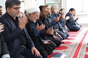 ببینید | حضور مدیر کل راه و شهرسازی خراسان رضوی و کارکنان در مراسم بزرگداشت شهید «آیت الله رییسی» و شهدای خدمت