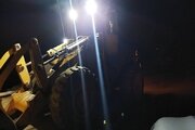ببینید|وقوع سیلاب  و ریزش سنگ و گل و لای بر اثر بارش شدید باران در محور نوجان  به کرج_کندوان و تلاش راهداران گچسر برای بازگشایی محور
