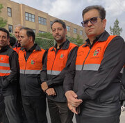 ادای احترام مجموعه راهداری و حمل و نقل جاده ای خراسان جنوبی به مقام شامخ شهید خدمت