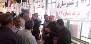 ببینید| برپایی میز خدمت به مناسبت روز مقاومت دزفول با حضور مدیرکل راه و شهرسازی خوزستان در مصلی نماز جمعه