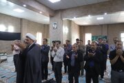 ببینید | آیین گرامیداشت شهدای خدمت در پایانه بار امیرکبیر اصفهان باحضور صنوف مختلف حمل‌ و نقل جاده‌ای استان