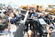 ببینید| افتتاح ایستگاه راه‌آهن مهریز در استان یزد توسط وزیر راه و شهرسازی