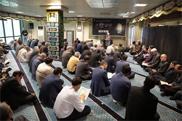 گرامیداشت شهید جمهور و همراهان در سازمان بنادر و دریانوردی مراسم سازمان بنادر