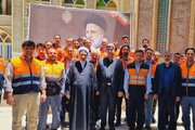 مراسم هفتمين روز شهادت آيت الله رئيسی رياست محترم جمهوری اسلامی ايران