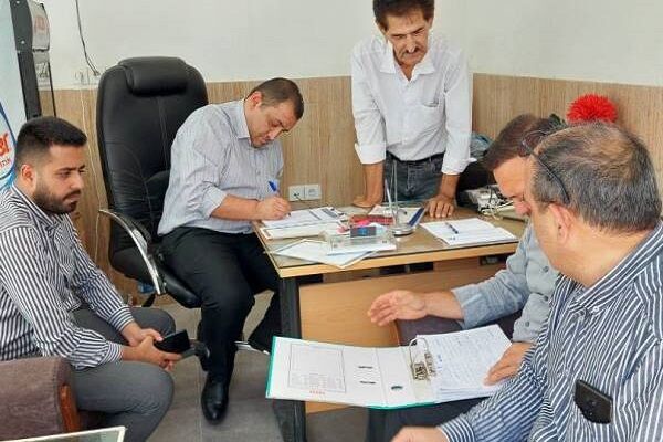 حضور گشت بازرسی از بنگاه های مشاور املاک در آق قلا راه و شهرسازی گلستان