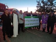 ببینید | تجدید میثاق کارکنان اداره کل راه و شهرسازی خوزستان با آرمان‌های امام راحل(ره)