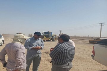 ببینید| بازدید مدیر کل راه و شهرسازی سیستان و بلوچستان از پروژه های راهسازی شمال استان
