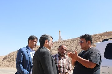 بازدید میدانی امیر عمیدی مدیر کل راه و شهرسازی شرق استان سمنان (شاهرود)از پروژهای محور شاهرود _طرود
