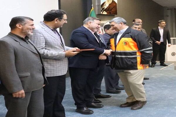 کسب رتبه برتر اداره حراست راهداری و حمل و نقل جادهای استان مازندران مازندران