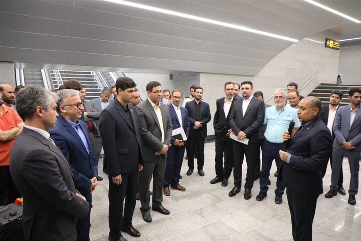 فاز نخست تونل زیرزمینی ایستگاه راه آهن تهران افتتاح شد