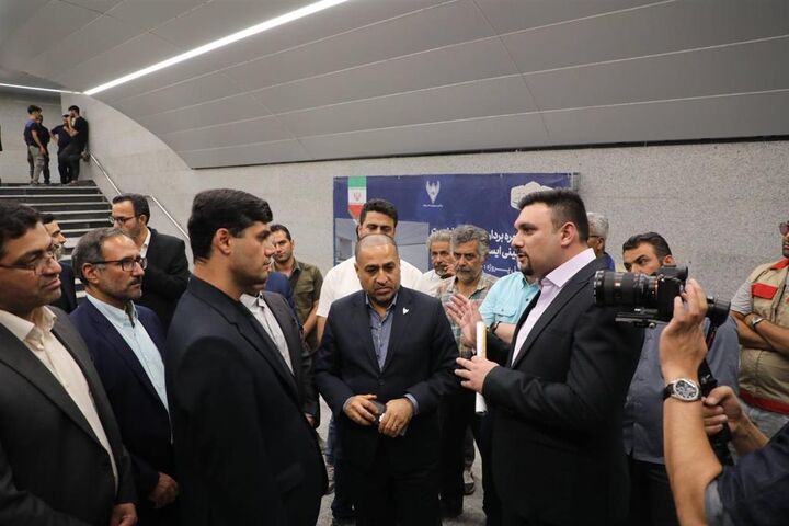 فاز نخست تونل زیرزمینی ایستگاه راه آهن تهران افتتاح شد