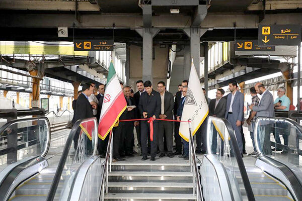 صالحی افتتاح فاز نخست تونل زیرزمینی ایستگاه راه آهن تهران
