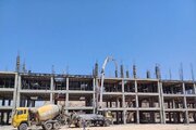 ادامه پیشرفت پروژه 928 واحدی قرارگاه امام حسن مجتبی (ع) در شرق استان سمنان (شاهرود)