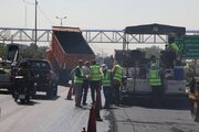 ببینید|گزارش تصویری از عملیات روکش آسفالت جاده مخصوص کرج حدفاصل کلاک تا گرمدره توسط راهداری استان البرز