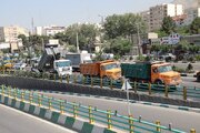 ببینید|گزارش تصویری از عملیات روکش آسفالت جاده مخصوص کرج حدفاصل کلاک تا گرمدره توسط راهداری استان البرز