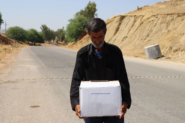 برگزاری رزمایش کمکهای مومنانه در شهرستان اندیکا به همت مرکز مقاومت بسیج وزارت راه و شهرسازی