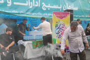 ببینید | برپایی موکب اداره کل راه و شهرسازی استان البرز به مناسبت عید غدیر خم