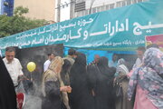 ببینید | برپایی موکب اداره کل راه و شهرسازی استان البرز به مناسبت عید غدیر خم