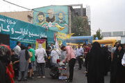 ببینید | برپایی موکب اداره کل راه و شهرسازی استان البرز به مناسبت عید غدیر خم