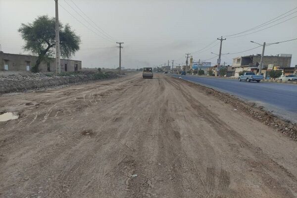 آخرین وضعیت ‌اجرای‌ پروژه مسیر سیاه منصور به میانرود در دزفول
