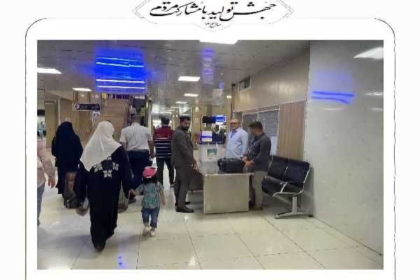 استقرار صندوق سیار اخذ رای در فرودگاه آبادان صندوق رای فرودگاه آبادان