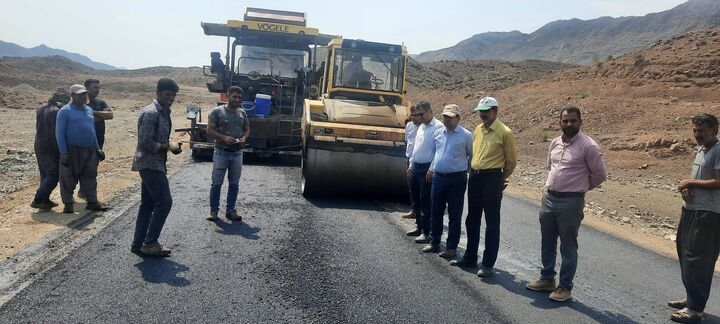 آسفالت محور زهمکان_صوغان به طول ۳.۵ کیلومتر با اعتبار ۷ میلیارد تومان  راهداری